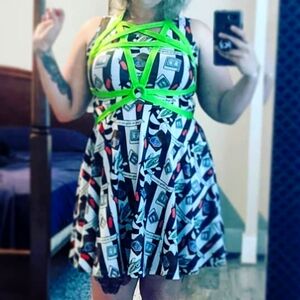 Beetlejuice Skater Dress XL